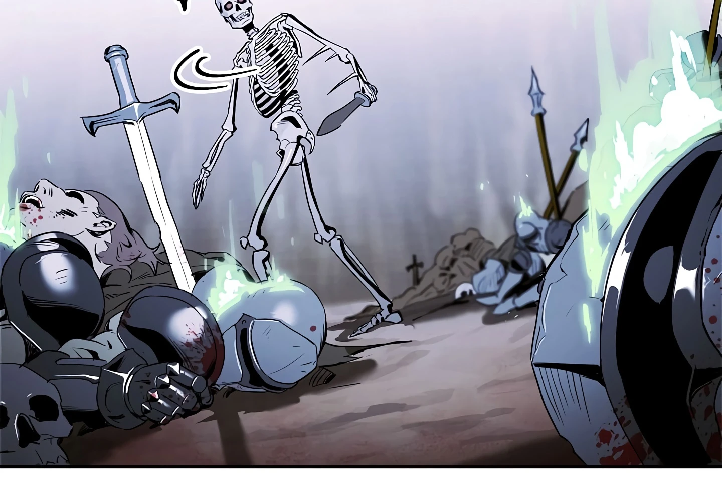 صفحة 48 — Skeleton Soldier Couldn’t Protect the Dungeon الفصل 56